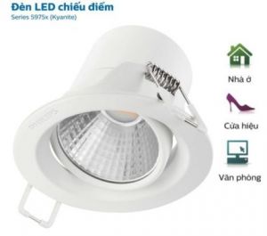 Đèn led âm trần Philips chiếu điểm Kyanite 59751 3W