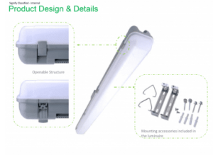 Đèn led chống ẩm WT008 LED40 Philips