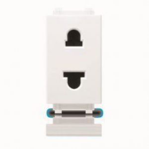 Ổ cắm đơn LeafStyle Simplex 2P US-EU socket